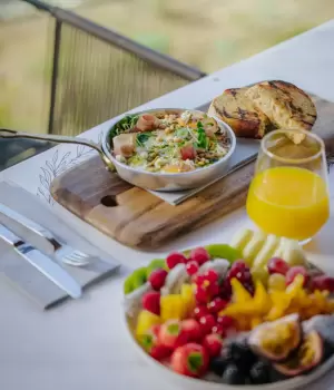 a delightful meal from the Clubhouse restaurant - one of Paphos' finest dining restaurants